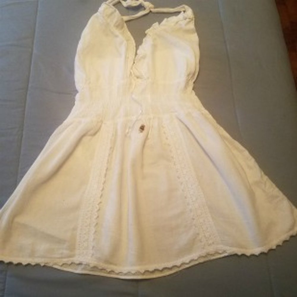 Off white beautiful halter top